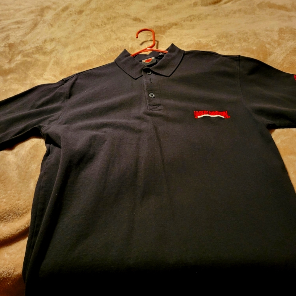 Black Harley-Davidson  Polo Shirt